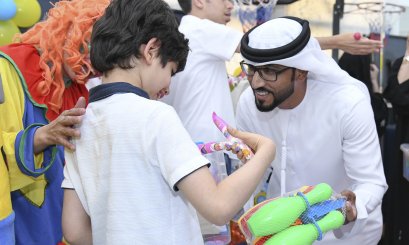 A student delegation from AAU visits Autistic Children on the occasion of Eid